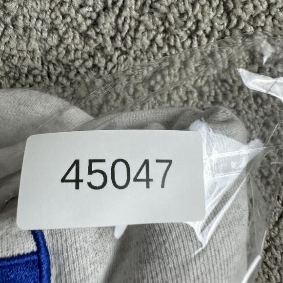 Champion Reverse Weave Hoodie Mens Medium Gray Pullover Sweatshirt Logo Fleece - Picture 9 of 9